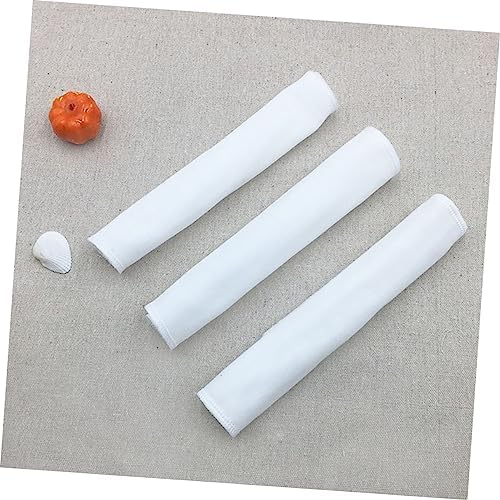 VALICLUD 5pcs White Cotton Burp Cloths for Baby