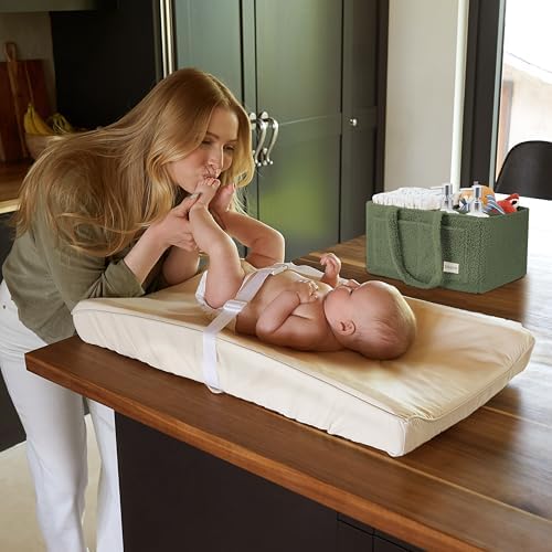 ZICOTO Baby Caddy Organizer - 3 Compartment Storage Basket