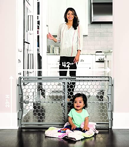 Regalo Easy Fit Plastic Adjustable Baby Gate