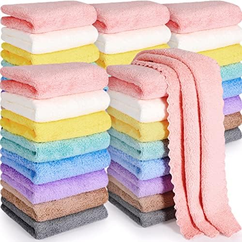 Mixweer 40-Pack Baby Burp Cloths Multicolor
