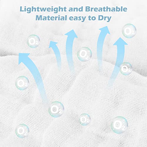 Maliton 6 Pack Muslin Burp Cloths 20x10 100 Cotton 1