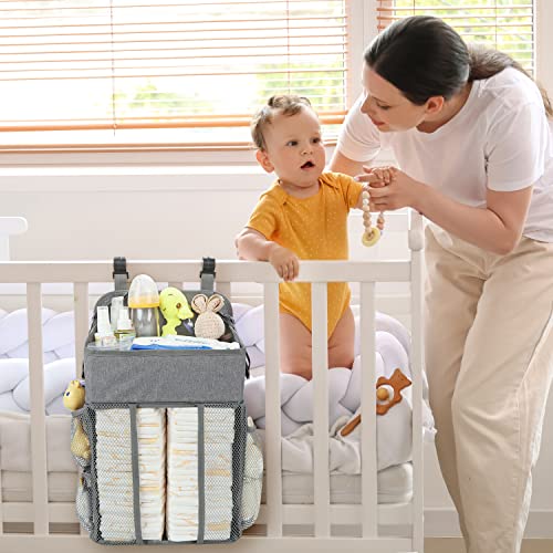 Maliton Diaper Stacker Organizer - Holds 52 Diapers 185 x 105 x 8 Gray