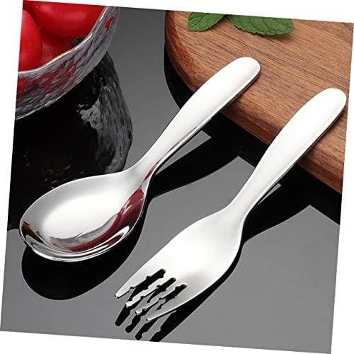 HAPINARY 316 Stainless Steel Fork Spoon Set 2PCS