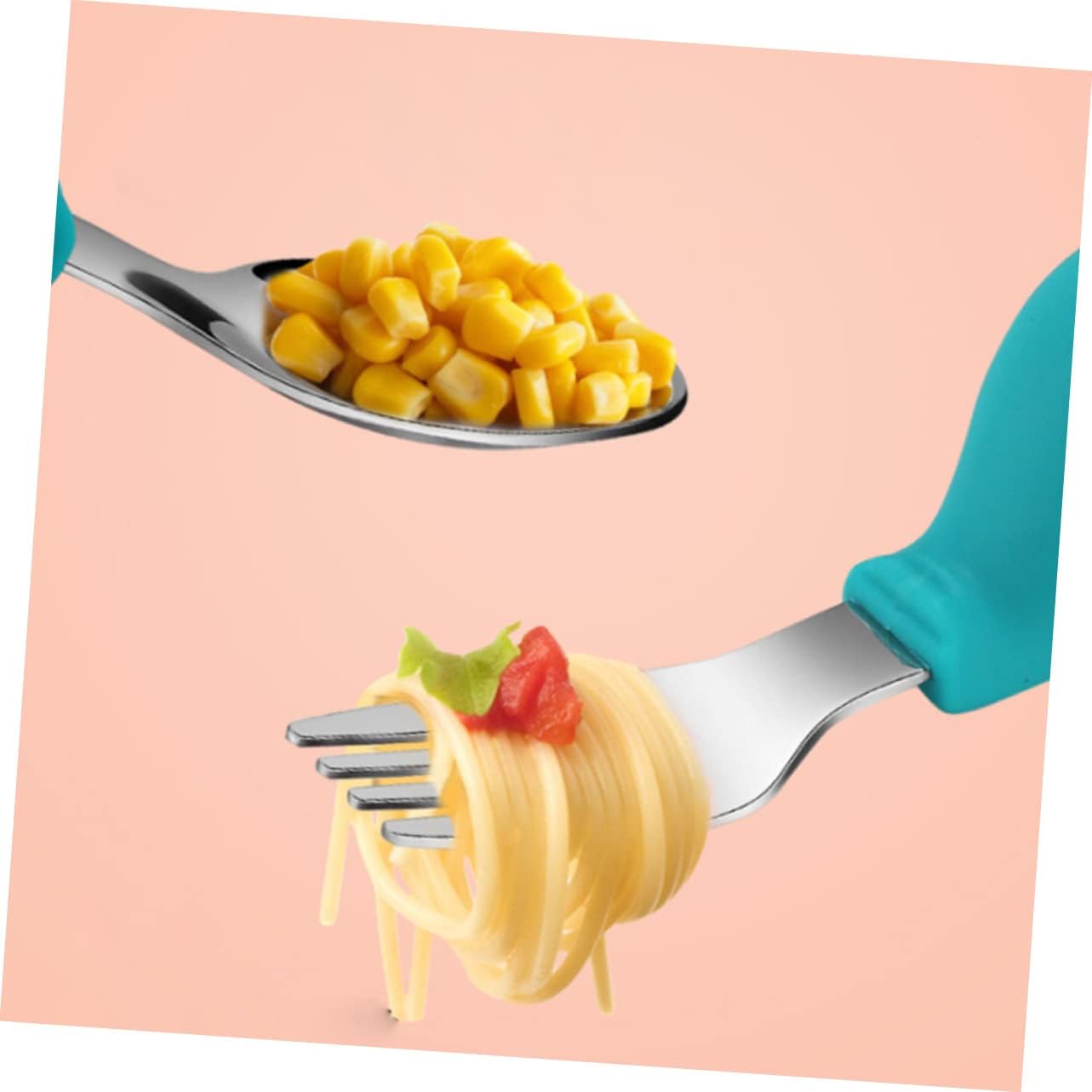 HOLIDYOYO Training Tableware Set with Soft Handle