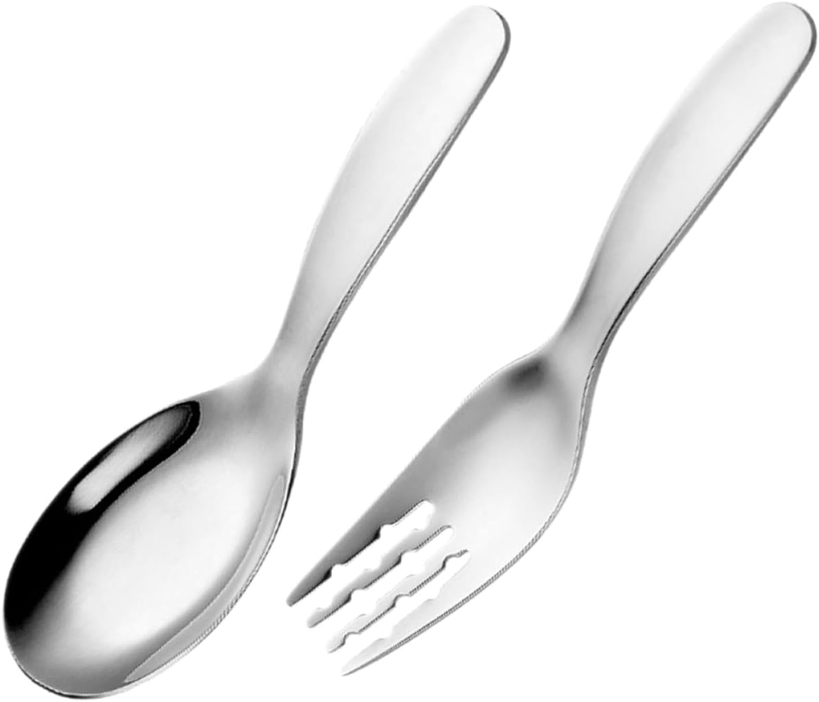 316 Stainless Steel Fork and Spoon Set for Learning to Eat