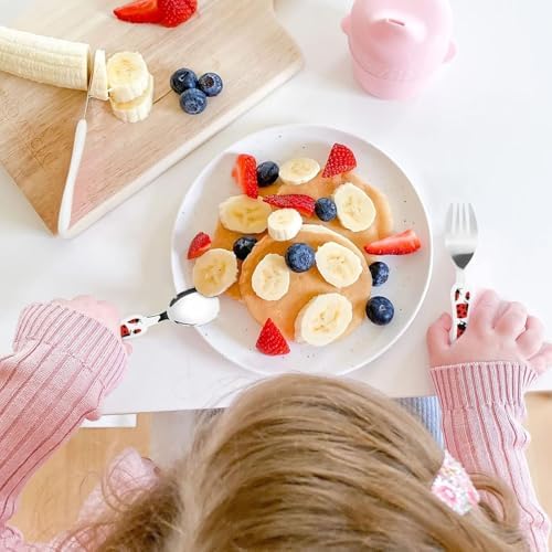 Cartoon Red Ladybug Cutlery Set with Storage Case