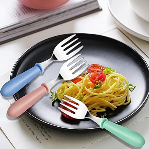 YACAISI 12PCS Toddler Forks BPA Free Kids Cutlery Set