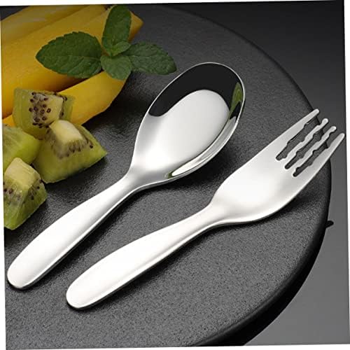 HAPINARY 316 Stainless Steel Fork Spoon Set 2PCS