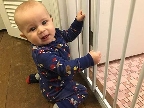 Vmaisi Baby Gate Wall Protector - 4 Pack White Pressure Mounting Cups