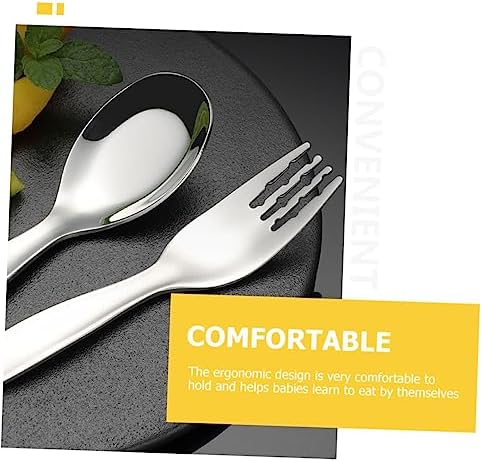 GARVALON 316 Stainless Steel Fork Spoon Set 2PCS