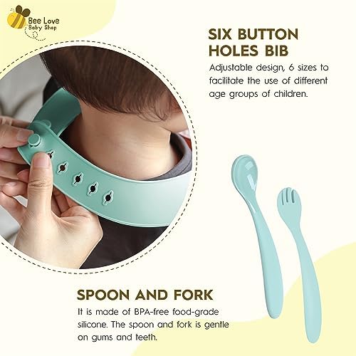 Bee Love Silicone Feeding Set for 6 Months 1