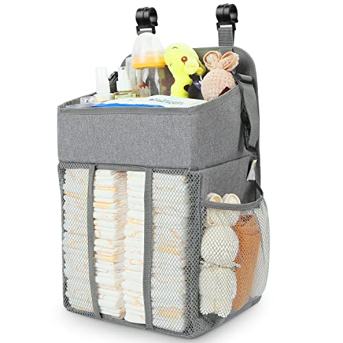 Maliton Diaper Stacker Organizer - Holds 52 Diapers 185 x 105 x 8 Gray