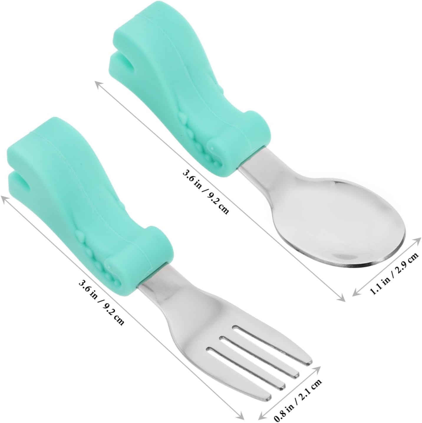 SHOWERORO Dinosaur Fork Spoon Set with Storage Case 1