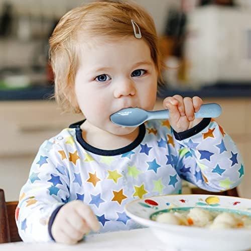 Muulaii 12 Pcs BPA Free Toddler Utensils Set