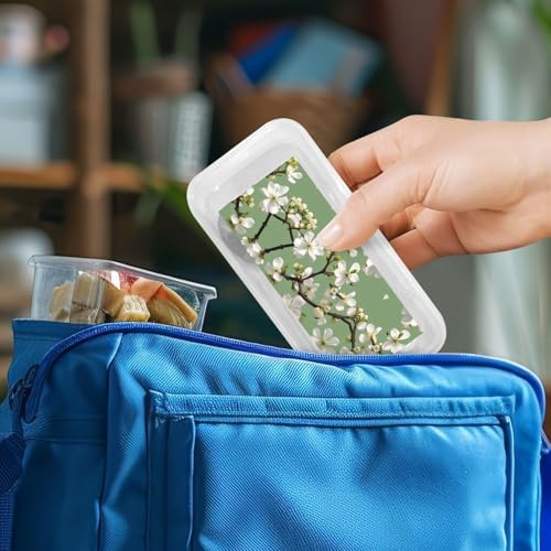 Dogwood Blossoms Print Utensil Set with Travel Case