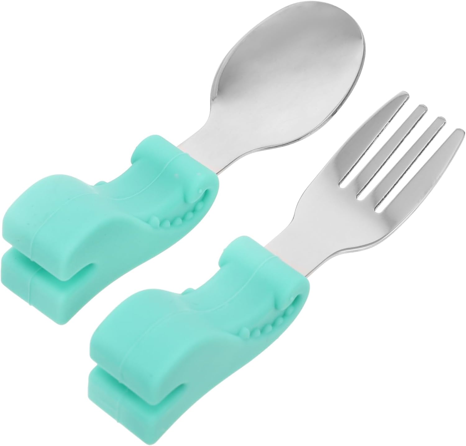 RORPOIR Dinosaur Cutlery Set with Storage Box