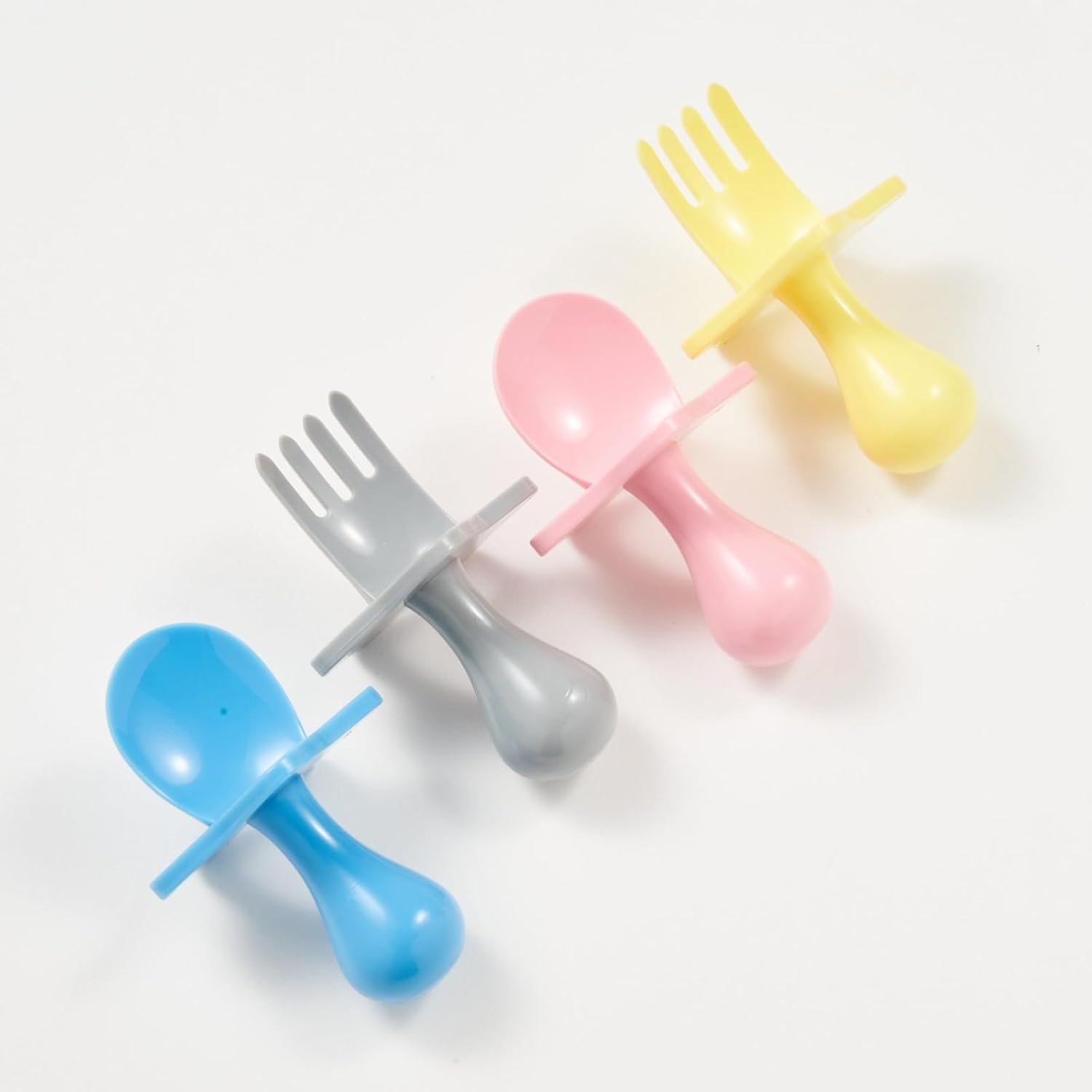 ElliNooli Toddler Utensils Set for Self-Feeding