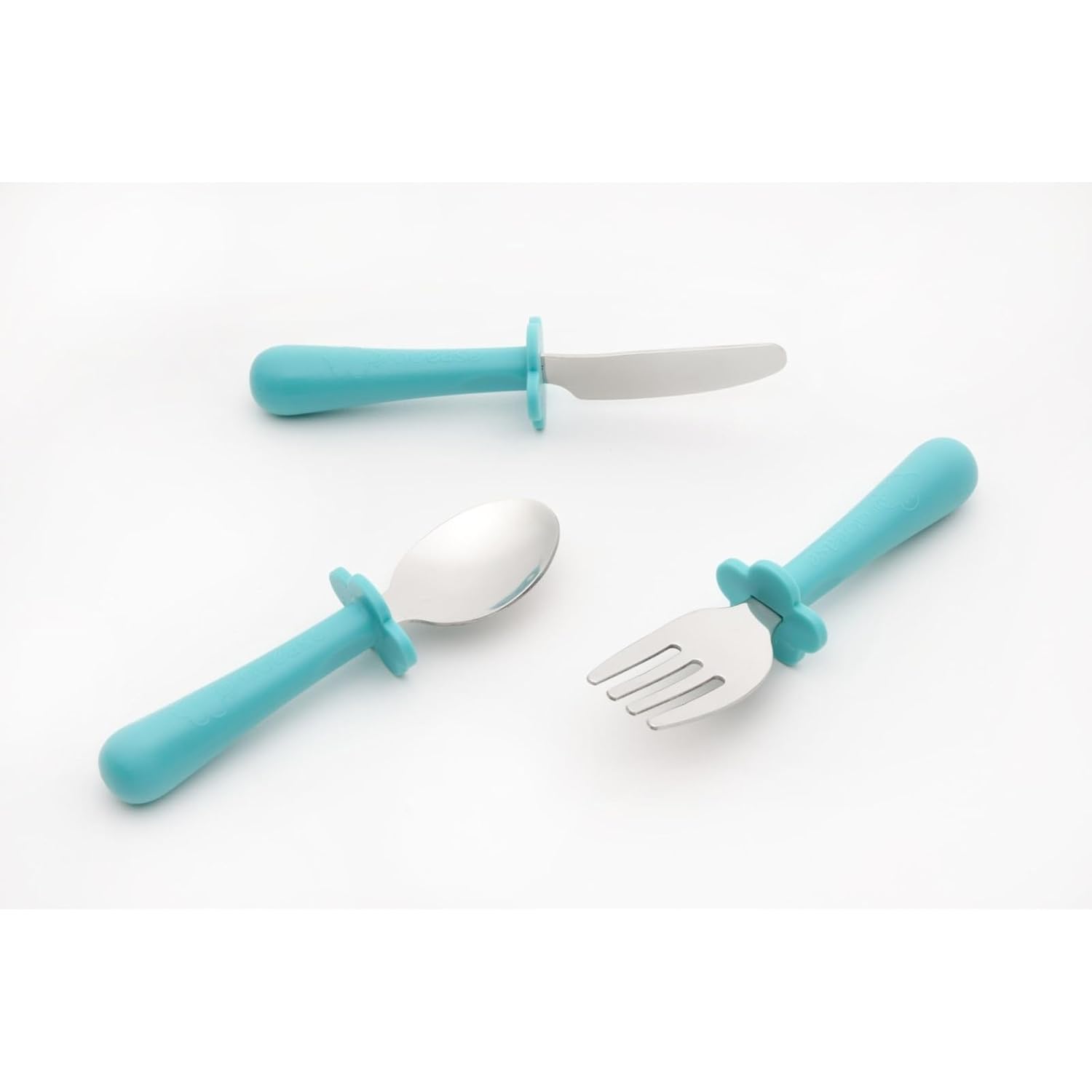 Grabease Toddler Silverware Set Teal