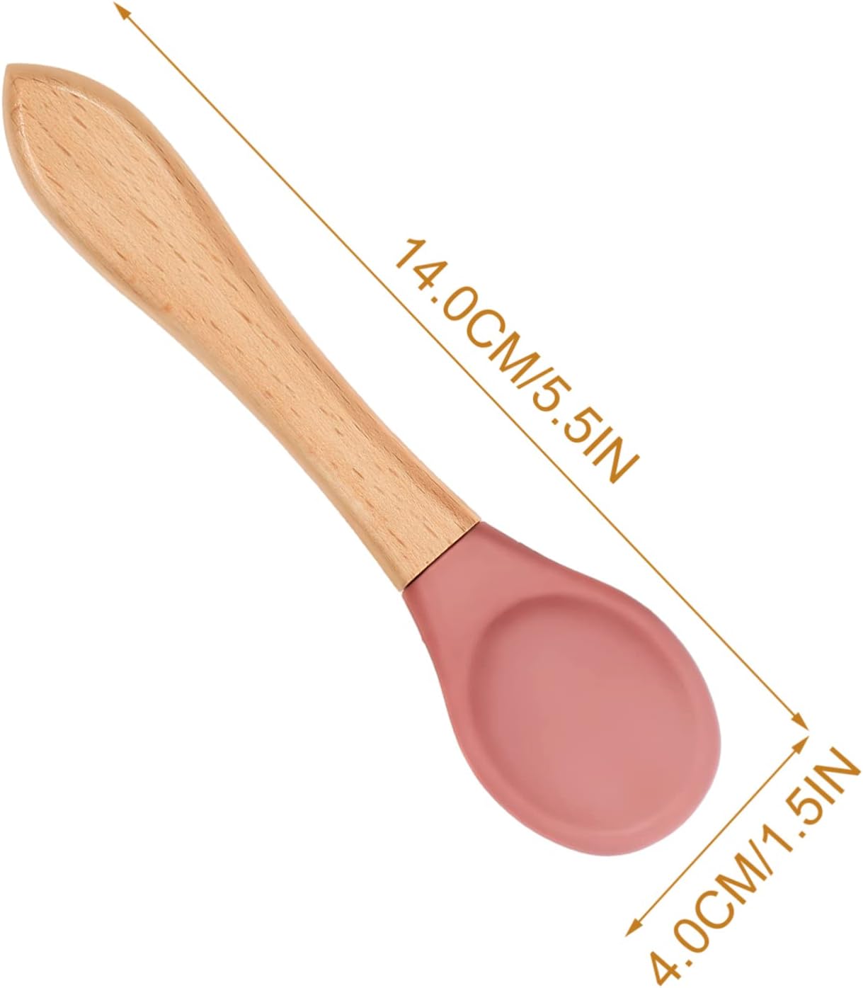 Hohopeti Baby Fork and Spoon Set with Handle