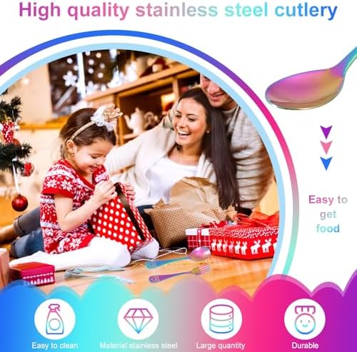 10 Pcs Toddler Stainless Steel Cutlery Set