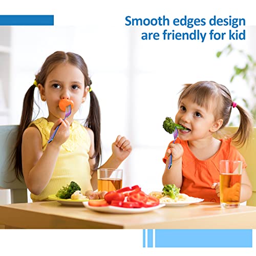 24 Piece Stainless Steel Kids Flatware Set