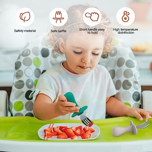 SFCCMM Toddler Baby Forks - Pink