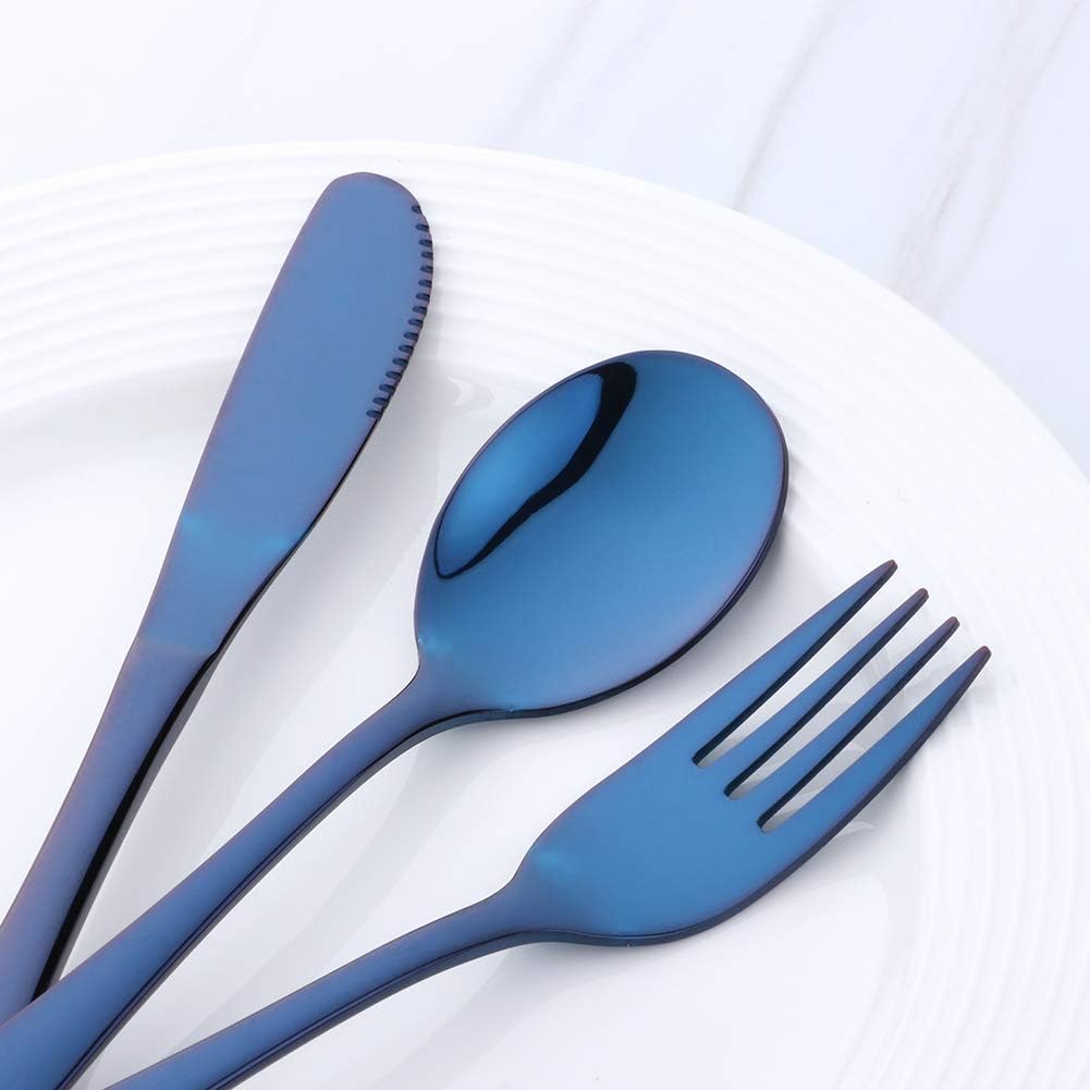Bisda 6 Piece 188 Stainless Steel Flatware Set for 2