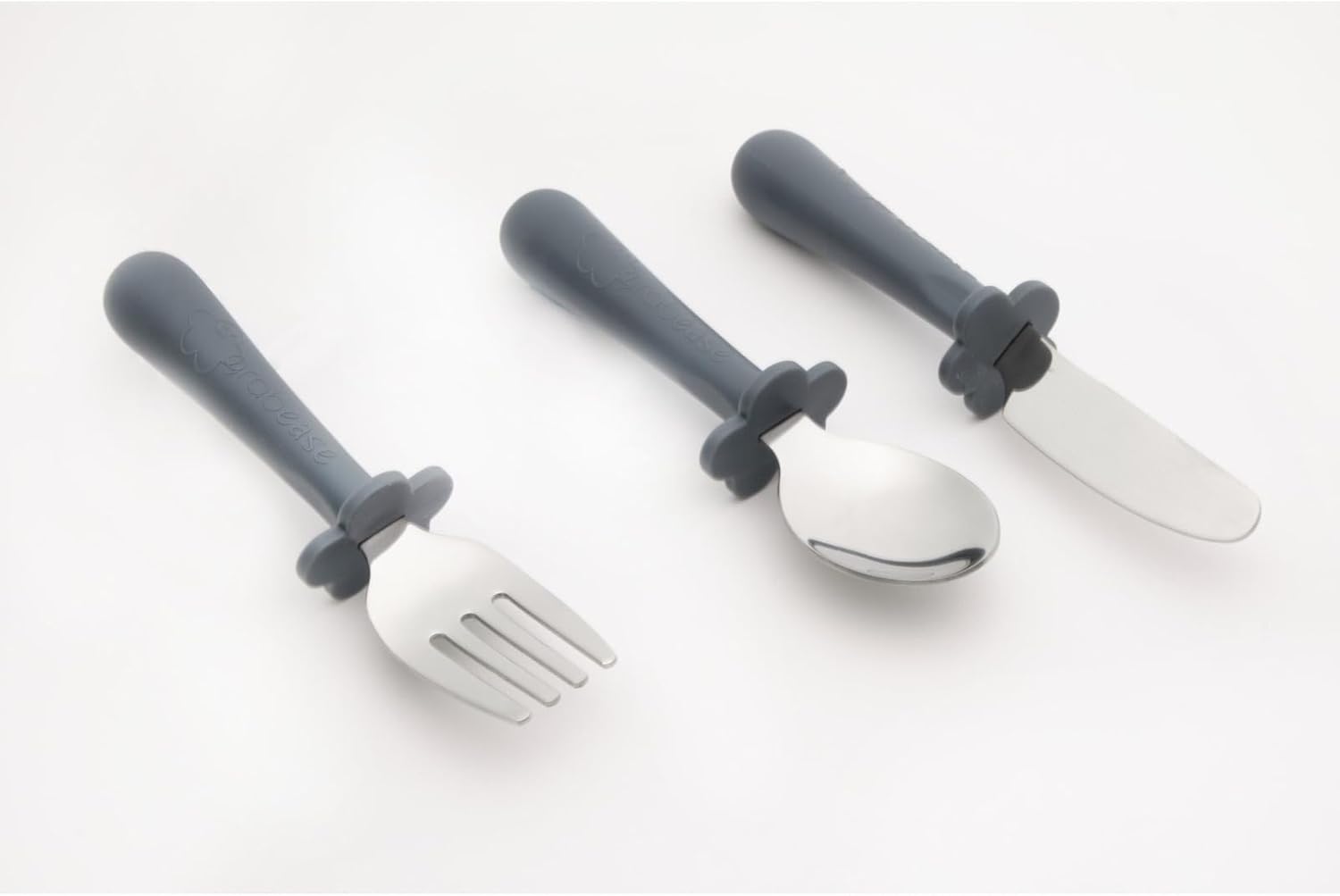 Grabease Toddler Silverware Set for Independent Eating