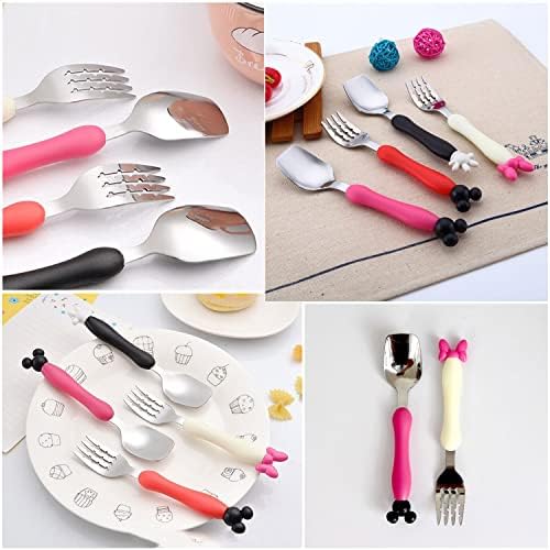 GARASANI Kids Stainless Steel Spoon Fork Set 1