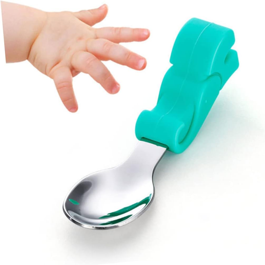 GLSTOY Fork Spoon Set with Elephant Design and Storage Box