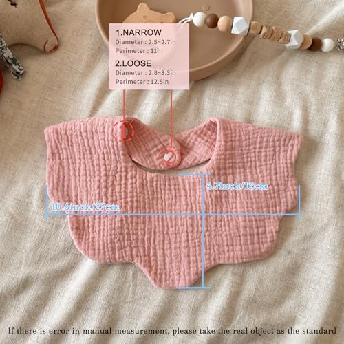 EllieHouse 10 Pack Muslin Baby Bibs for Teething and Feeding
