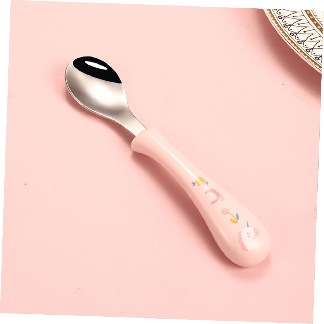 3 Piece Cartoon Stainless Steel Utensils Set