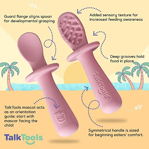 TalkTools ITSY Baby Silicone Flatware Set
