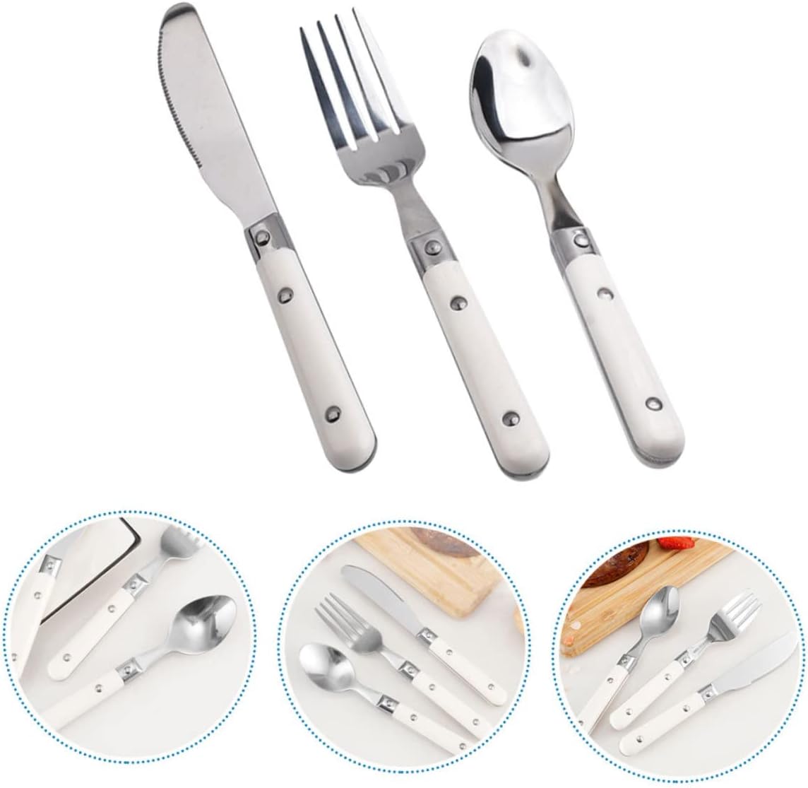 ASAKKURA 3 Piece Cutlery Set for Toddlers 1