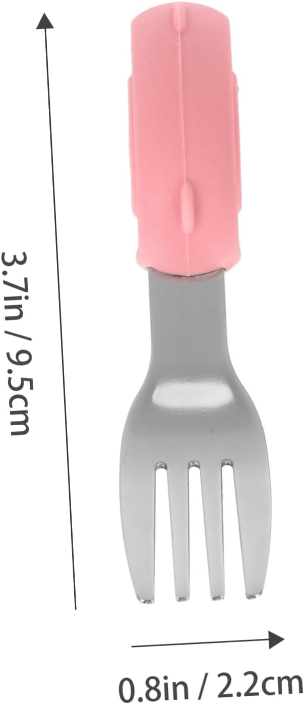 VICASKY 2pcs Pig Design Stainless Steel Utensils Set 1