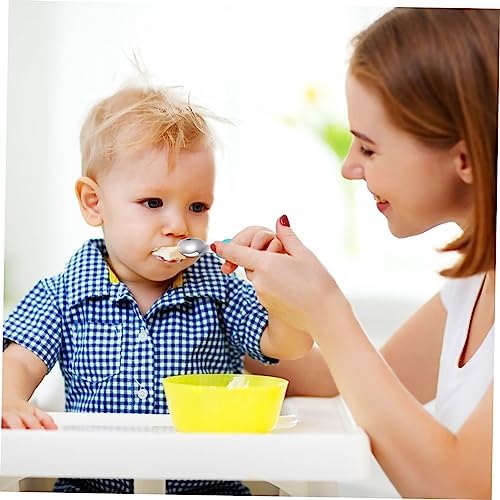 Hoement Stainless Steel Spoon and Fork Set 1 Pair