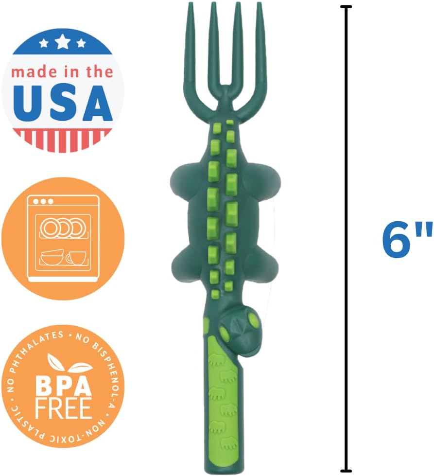 Constructive Eating - Toddler Dinosaur Utensils Set