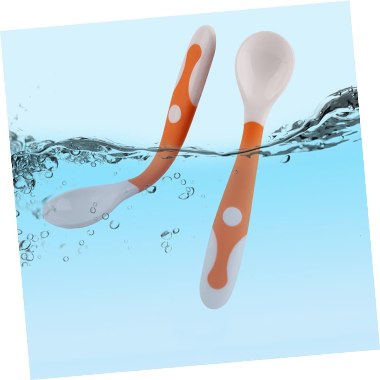 4 Pcs Bending Fork and Spoon Set for Mealtime Safety