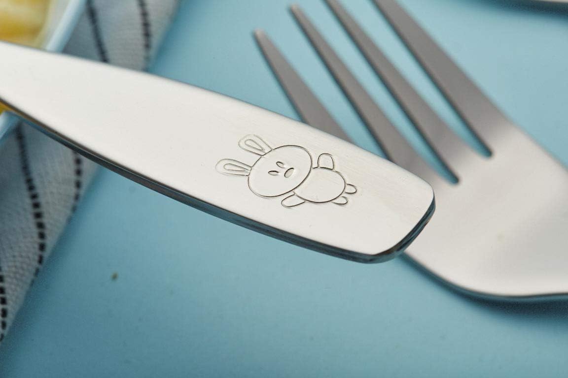 ANNOVA Kids Flatware Set 8 PCS Stainless Steel