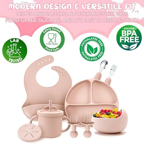 Our Wonder Station Baby Feeding Set 11 pc Light Pink