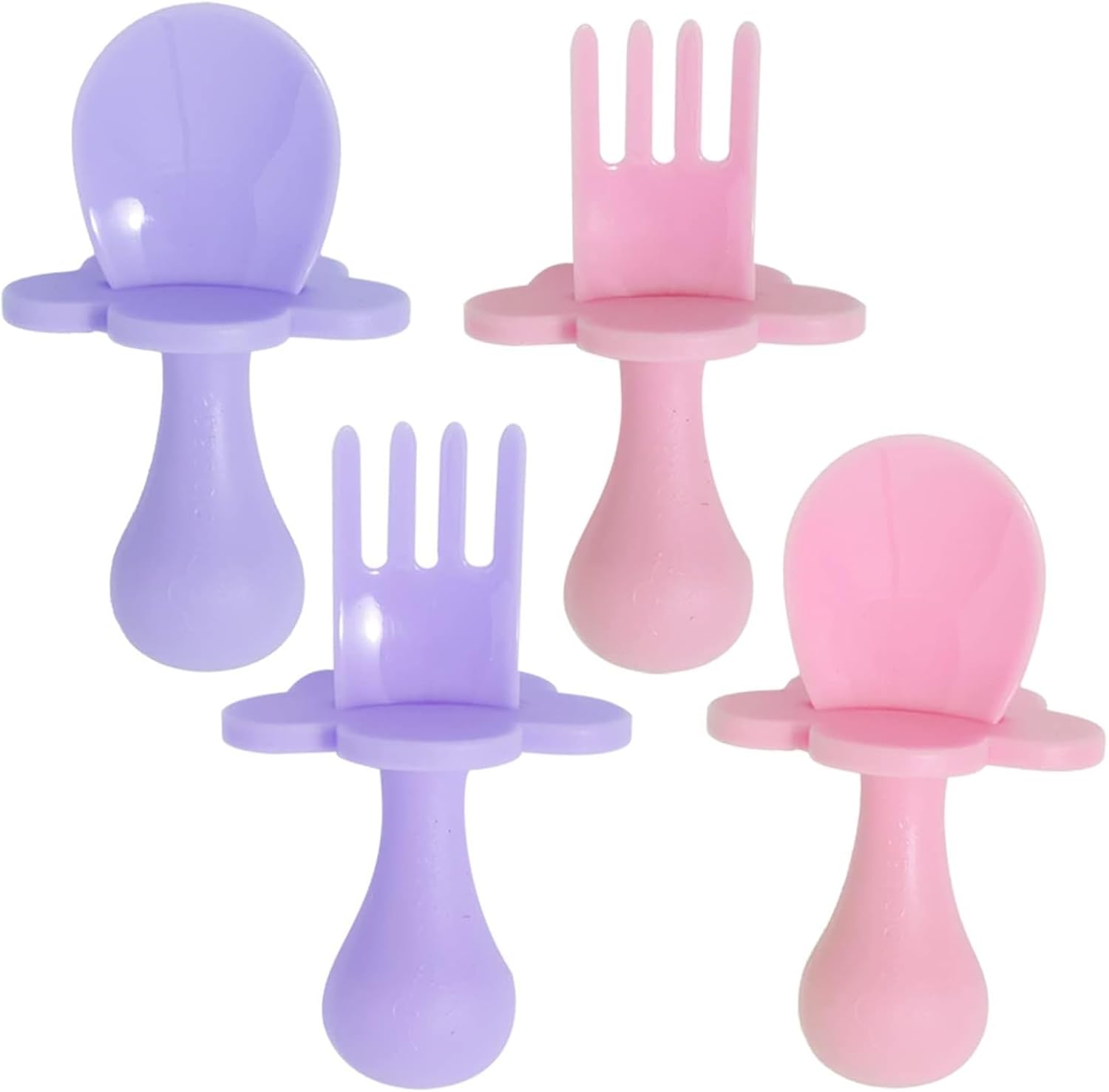 Grabease 2 Pack Baby Spoons Forks BPA-Free