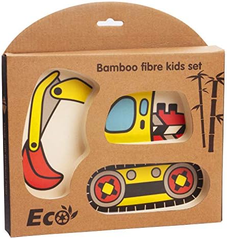 Qshare Kid Dinnerware Set 9 Pcs BPA Free