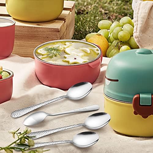 LIANYU 9PCS Kids Stainless Steel Spoon Set