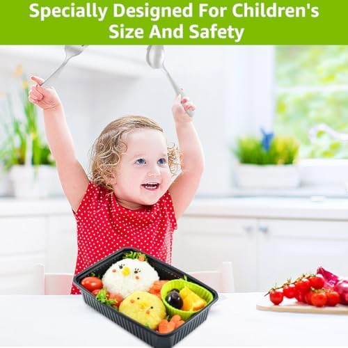 45Pcs Kids Silverware Set with Dinosaur Design
