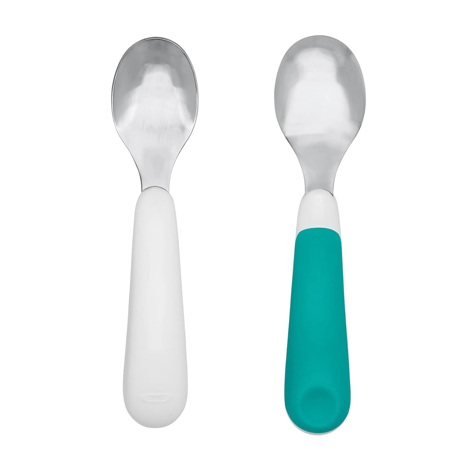 OXO Tot On-The-Go Fork and Spoon Set Teal