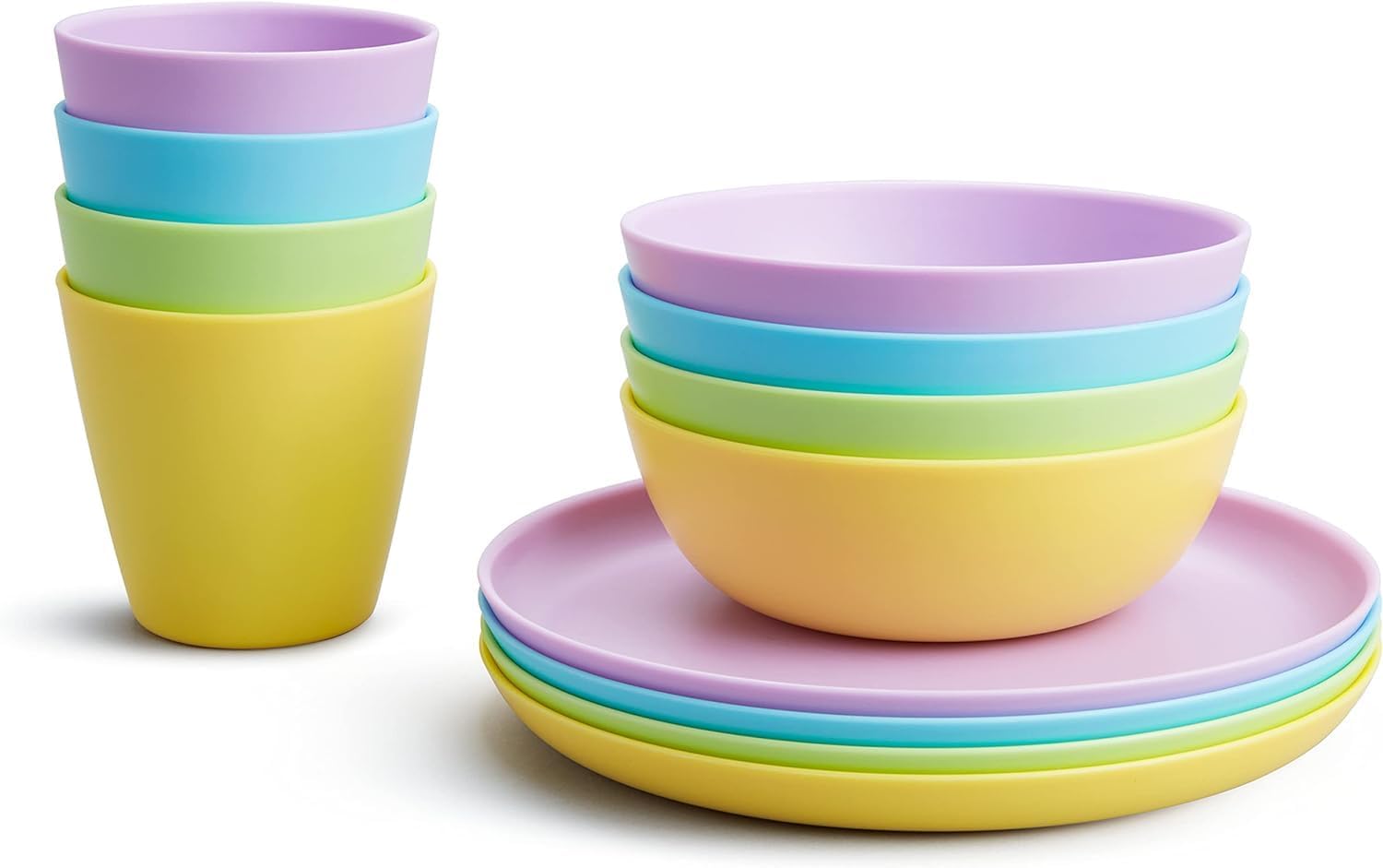 Munchkin Toddler Dining Set 16pcs - Splash Utensils Multi Plates