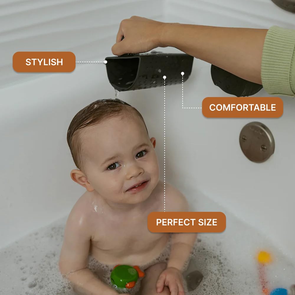 Parker Baby Bath Rinse Cup - BPA Free Food Grade 18oz Pourer
