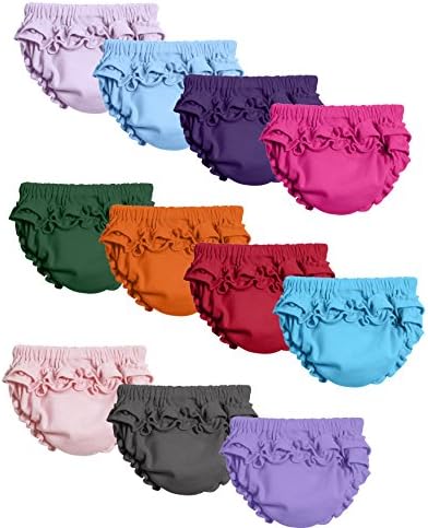 City Threads Made in USA Baby Girls Ruffled Diaper Covers Bloomers
