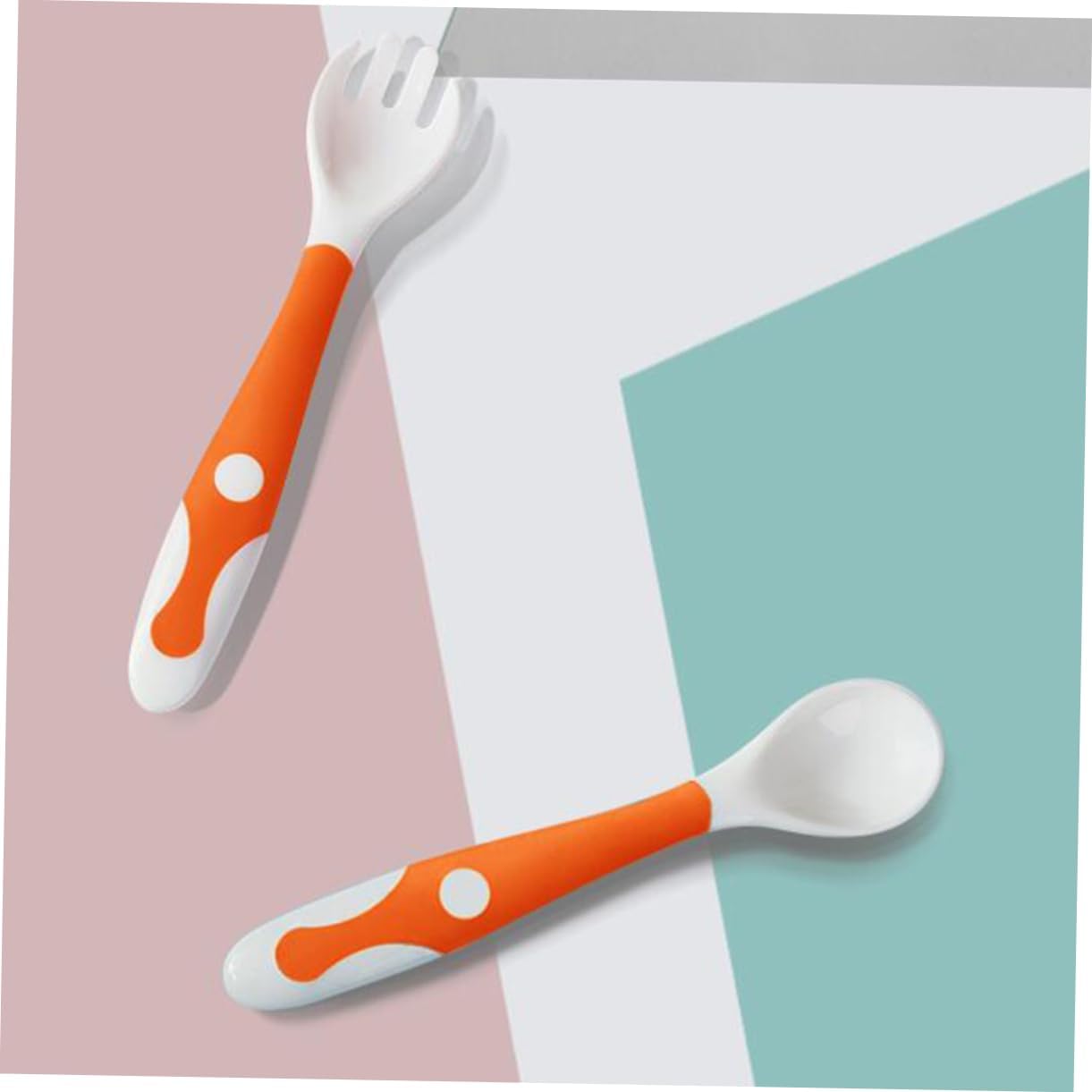 SHOWERORO 4-Piece Bending Fork and Spoon Set