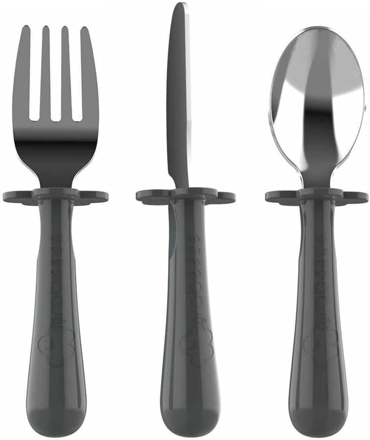 Grabease Toddler Silverware Set for Independent Eating